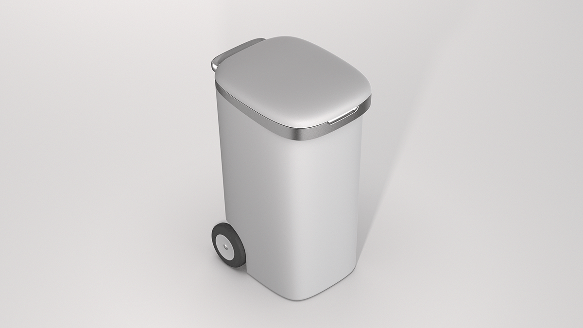 trash can，Waste recycling bin，Urban furniture，Triée，