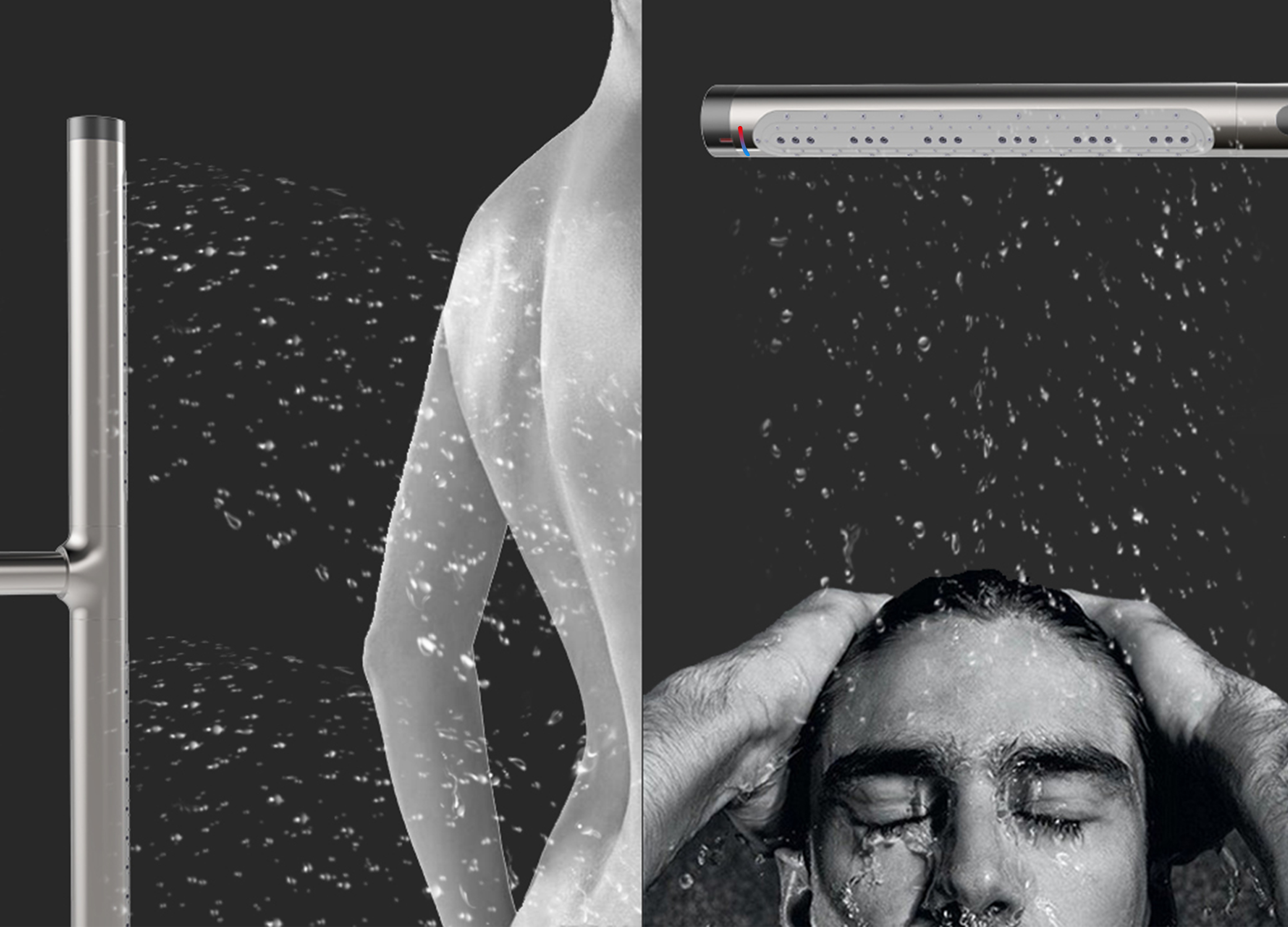 General design，Barrier free design，shower，care for，