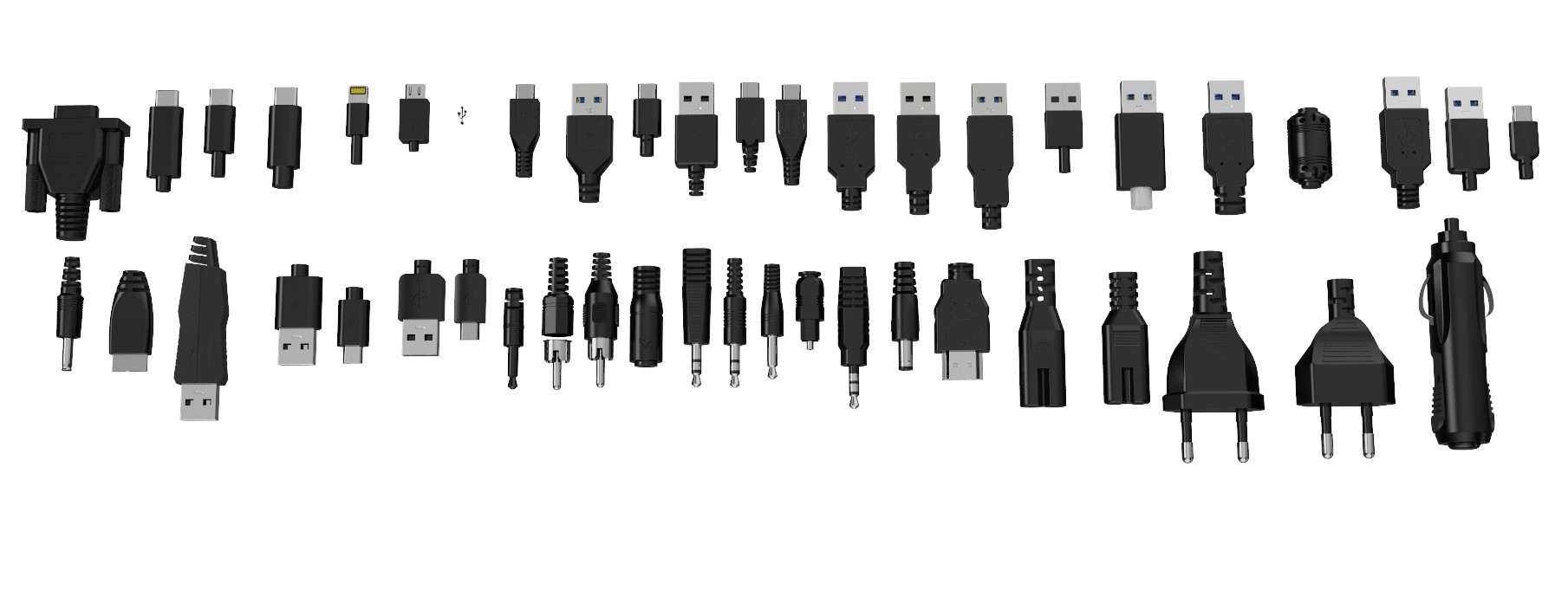 usb，rhino，stp，FBX，Model，data line，