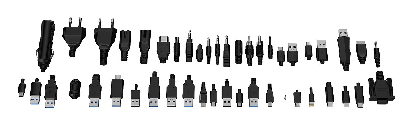 usb，rhino，stp，FBX，模型，数据线，