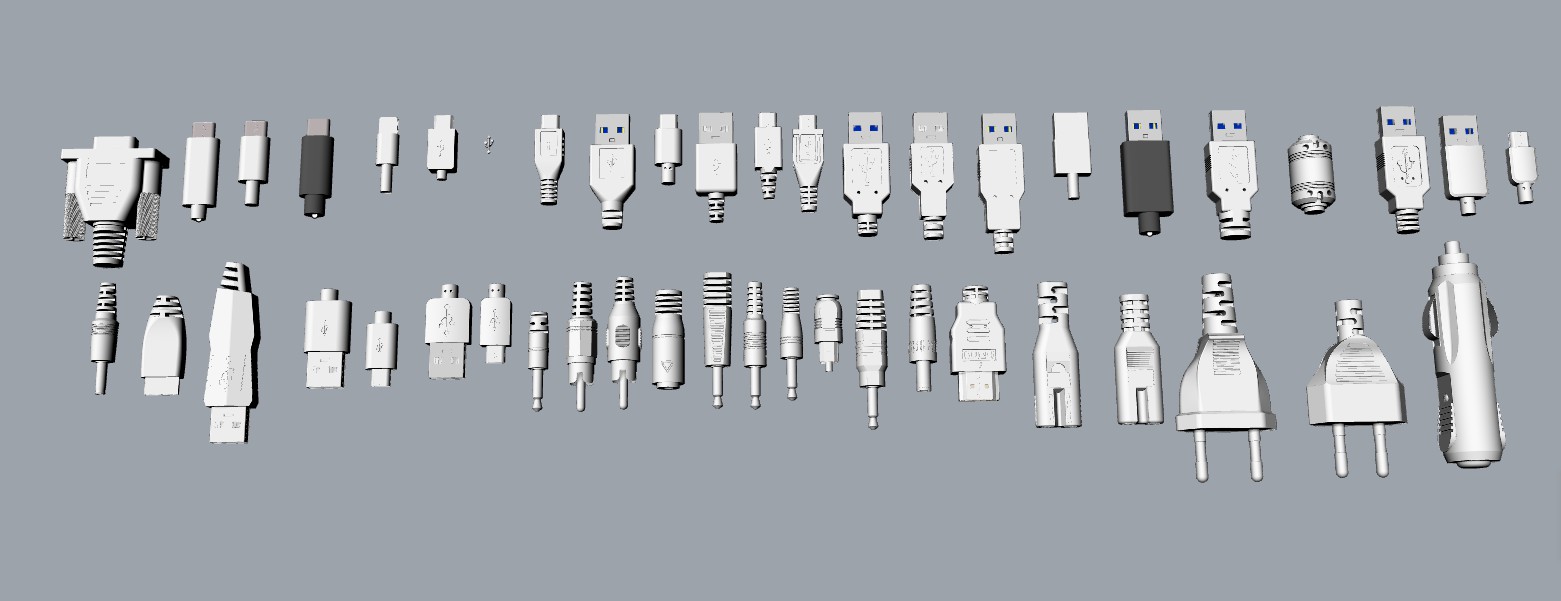 usb，rhino，stp，FBX，Model，data line，