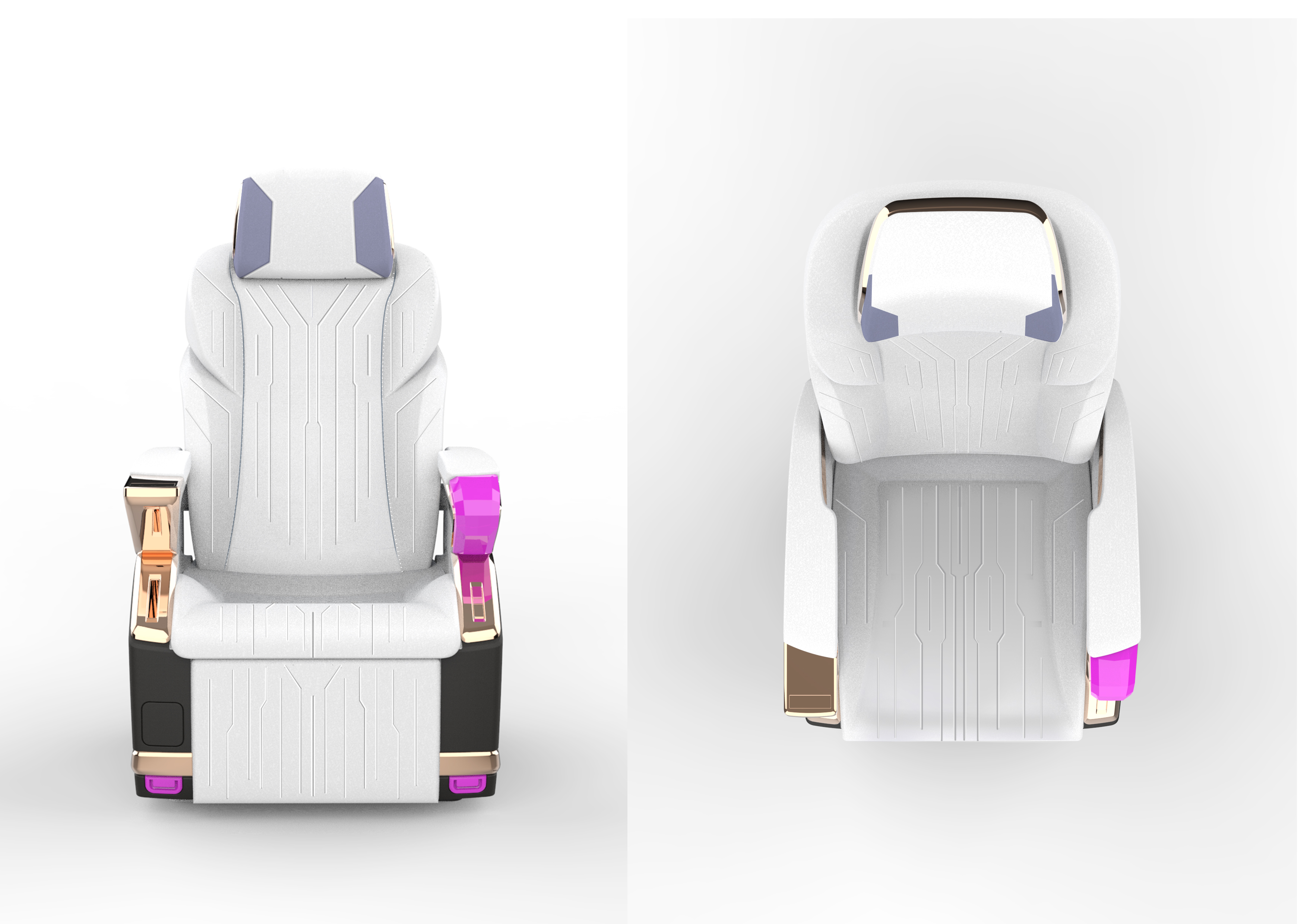 Aviation Seat Design，Seat design，product design，3D modeling，