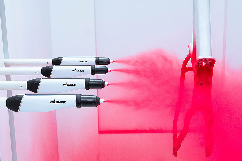 2023 Red Dot Product Design Award，Industrial Design and Robotics，powder coating gun，
