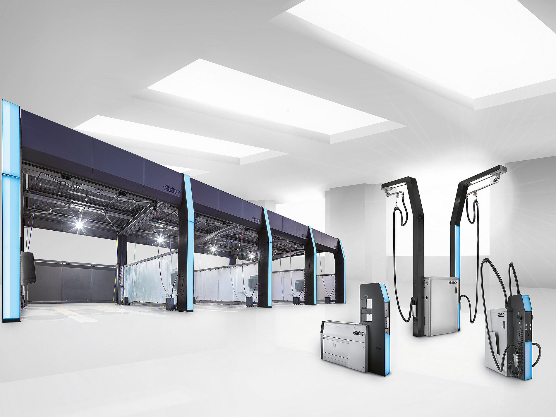 2023 Red Dot Product Design Award，Industrial Design and Robotics，Self-service car wash system，