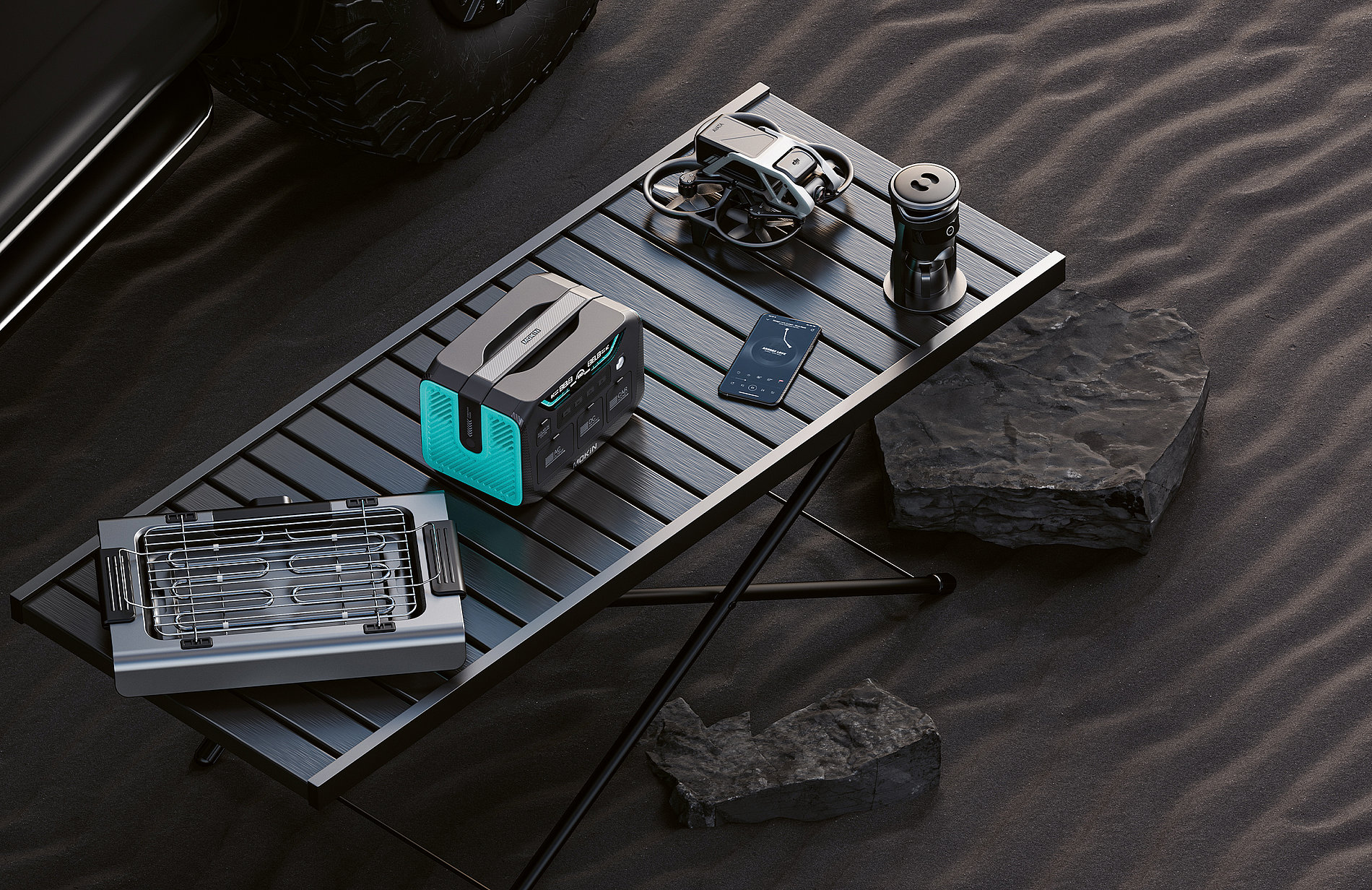 2023 Red Dot Product Design Award，Industrial Design and Robotics，Portable power station，