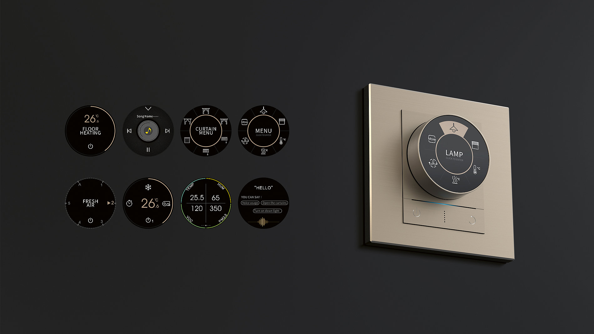 2023 Red Dot Product Design Award，Interior Design and Architecture，Smart home control，