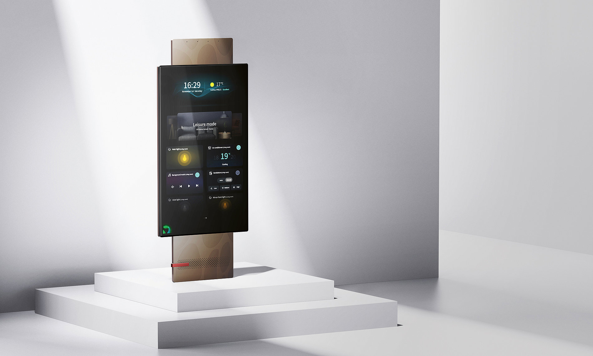 2023 Red Dot Product Design Award，Interior Design and Architecture，Intelligent voice central control screen，