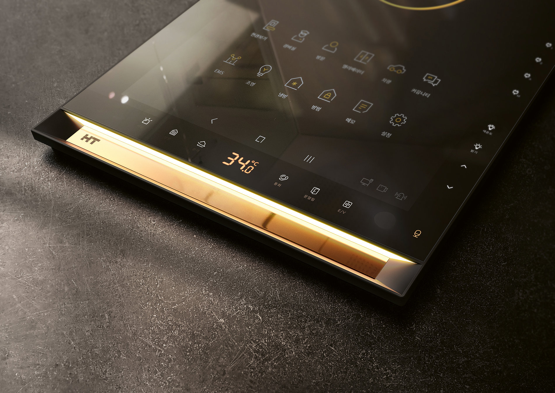 2023 Red Dot Product Design Award，Interior Design and Architecture，Smart home network wall panel，