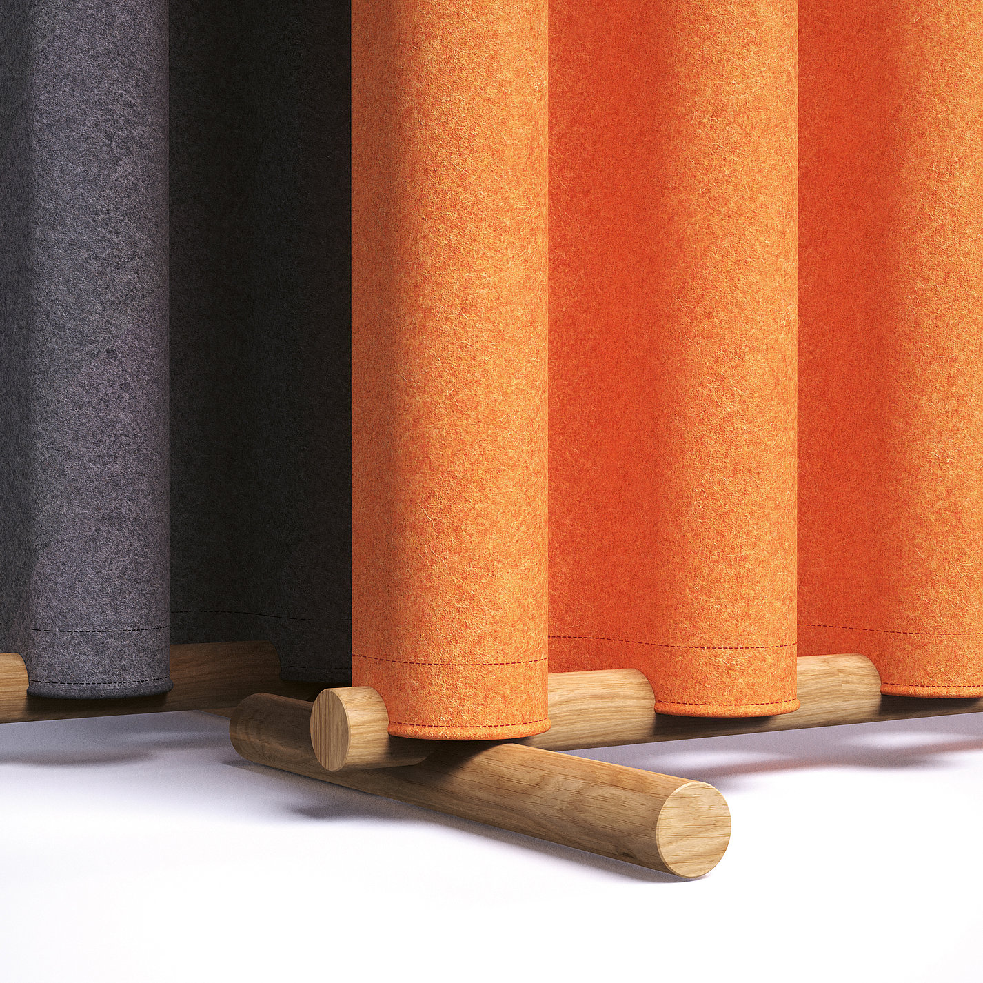 2023 Red Dot Product Design Award，Interior Design and Architecture，Sound screen divider，