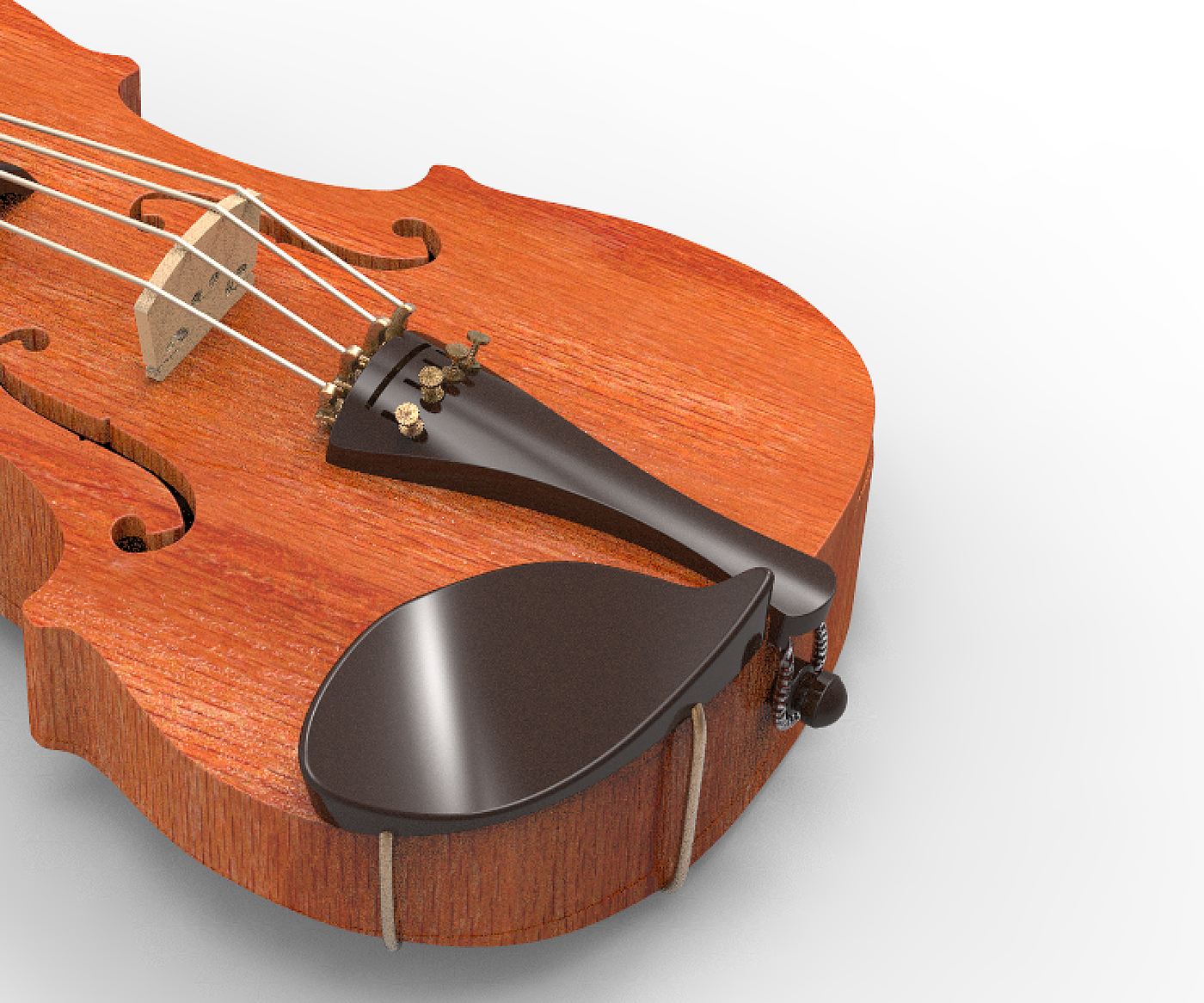 violin，modeling，Render，