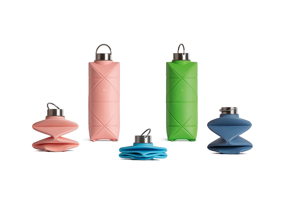 2023 Red Dot Product Design Award，Kitchen Design & Kitchen Appliances & Tableware，Reusable collapsible water bottle，