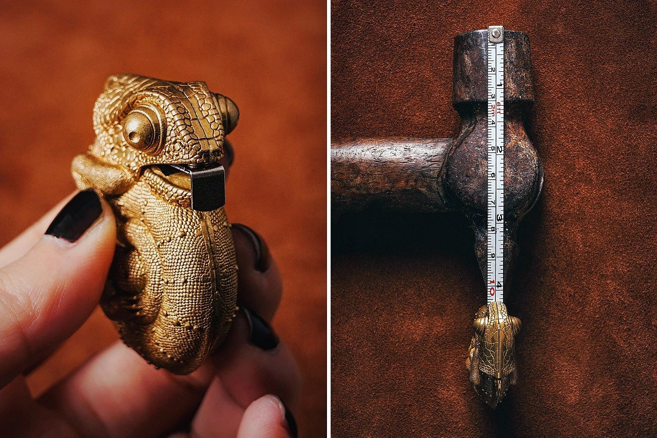 chameleon，Natural inspiration，product design，Tape measure，