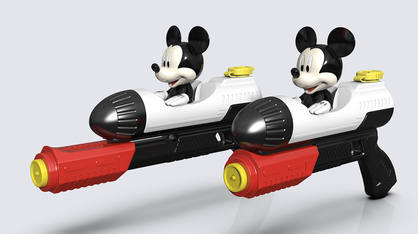 Toy water gun，Children's Toys，Mickey Mouse，Mickey，