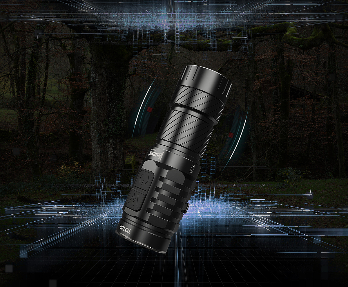 Product drawing rendering，Product appearance design，Outdoor strong light flashlight，