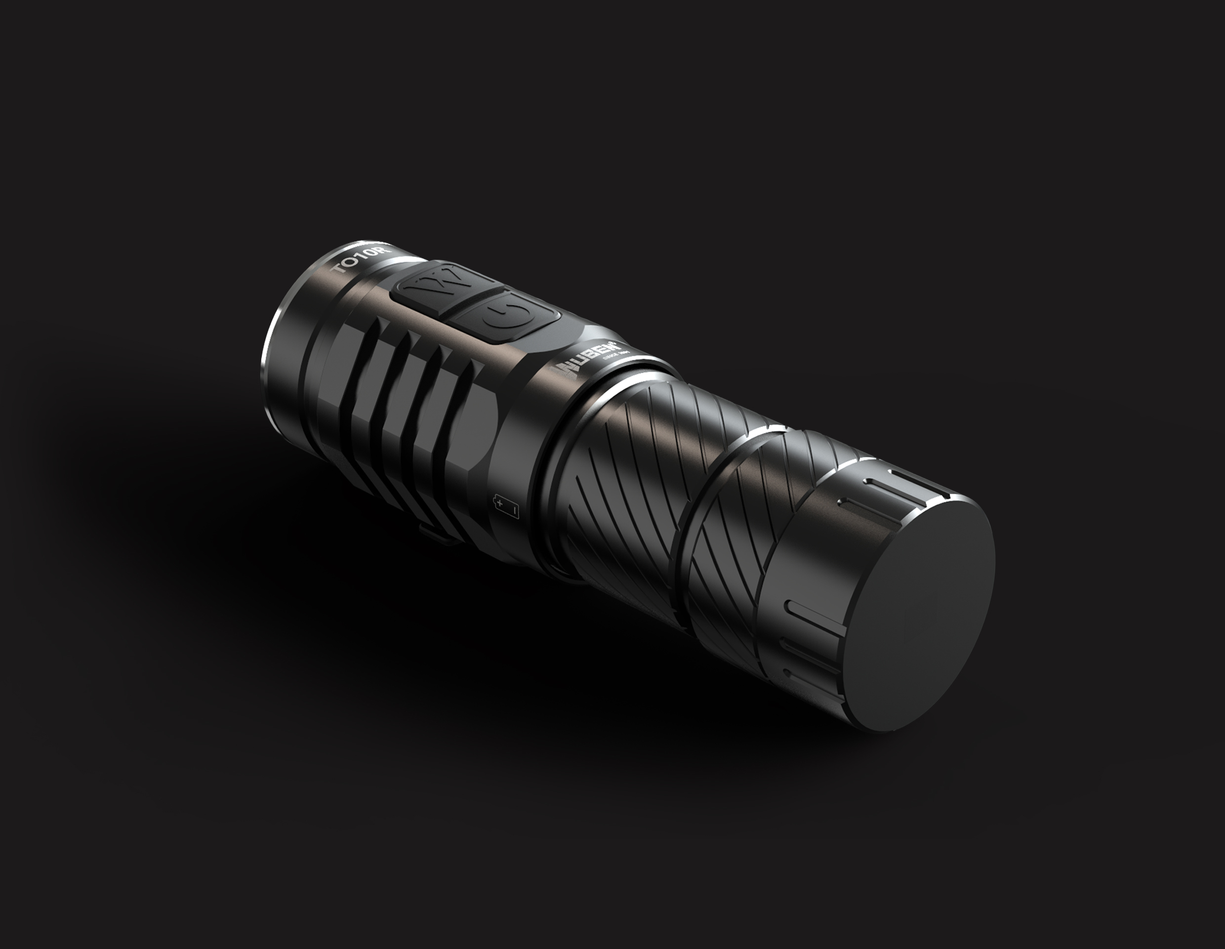 Product drawing rendering，Product appearance design，Outdoor strong light flashlight，