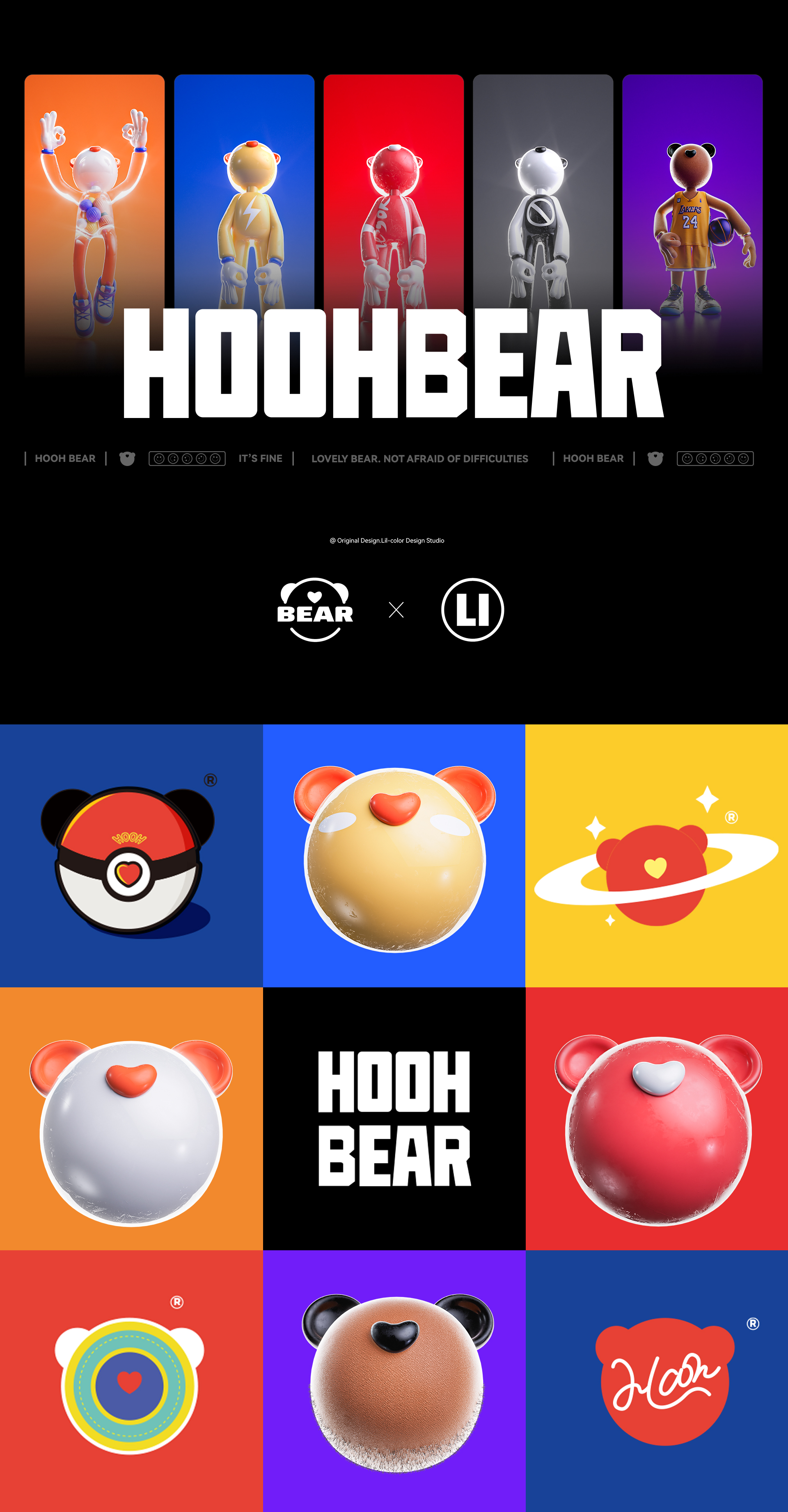 Tide Play IP，Original IP，Cartoon，change clothes，Cool，dynamic，doll，three-dimensional，