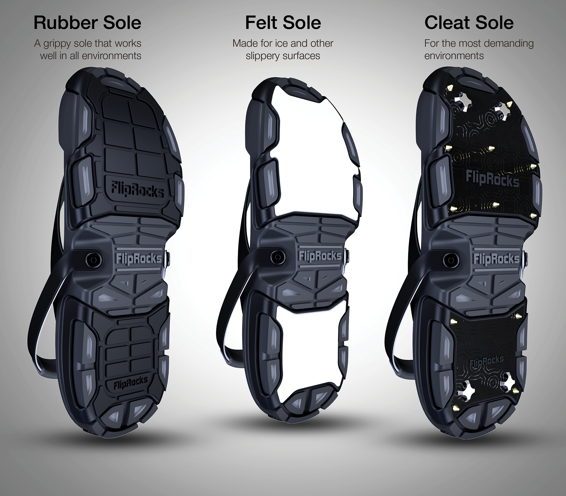 FlipRocks，conceptual design，slipper，