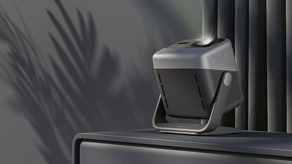 2023 Red Dot Product Design Award，TV and home entertainment，Three-color laser gimbal projector，