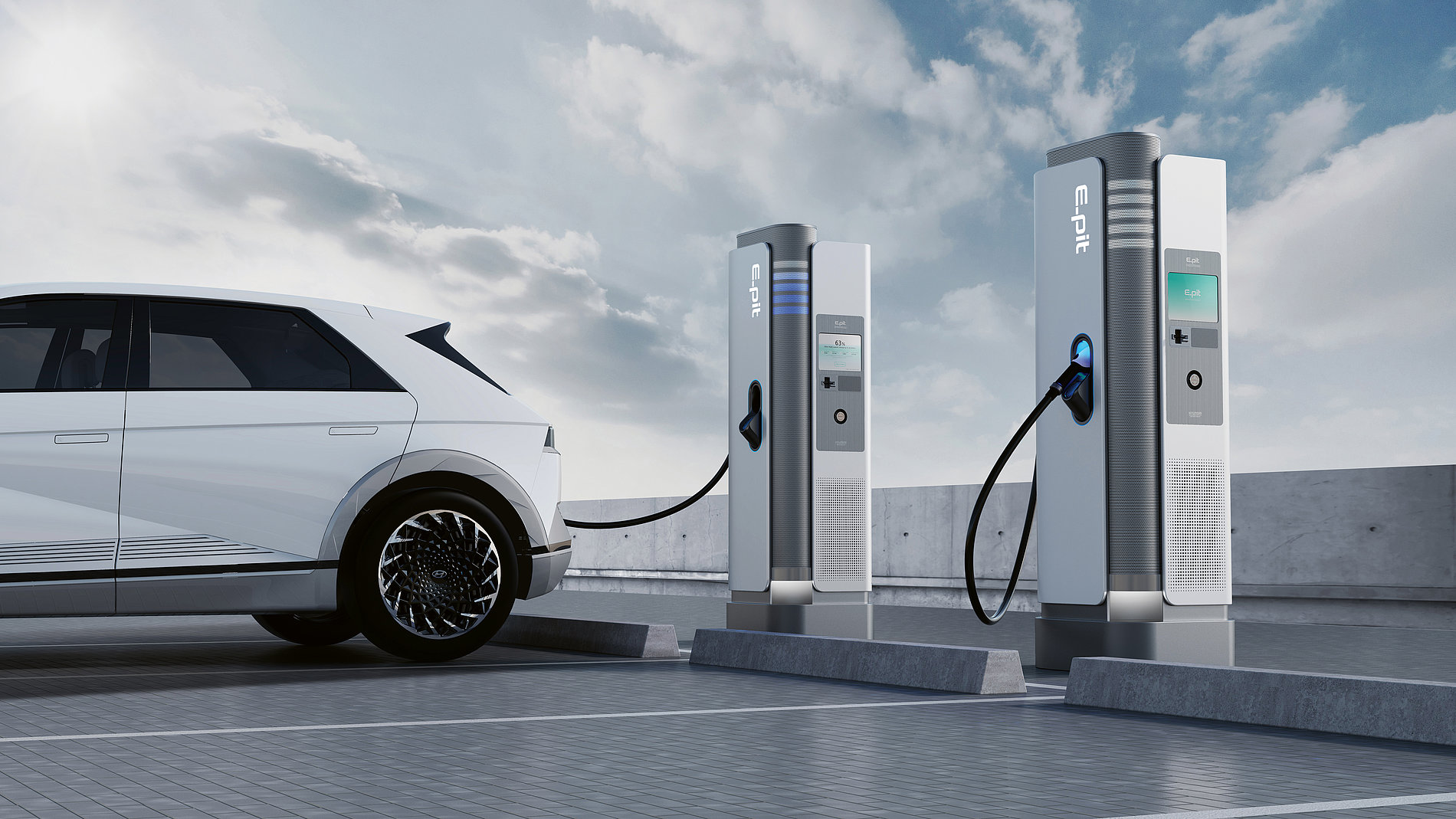 2023 Red Dot Product Design Award，urban design ，Super fast electric car charger，