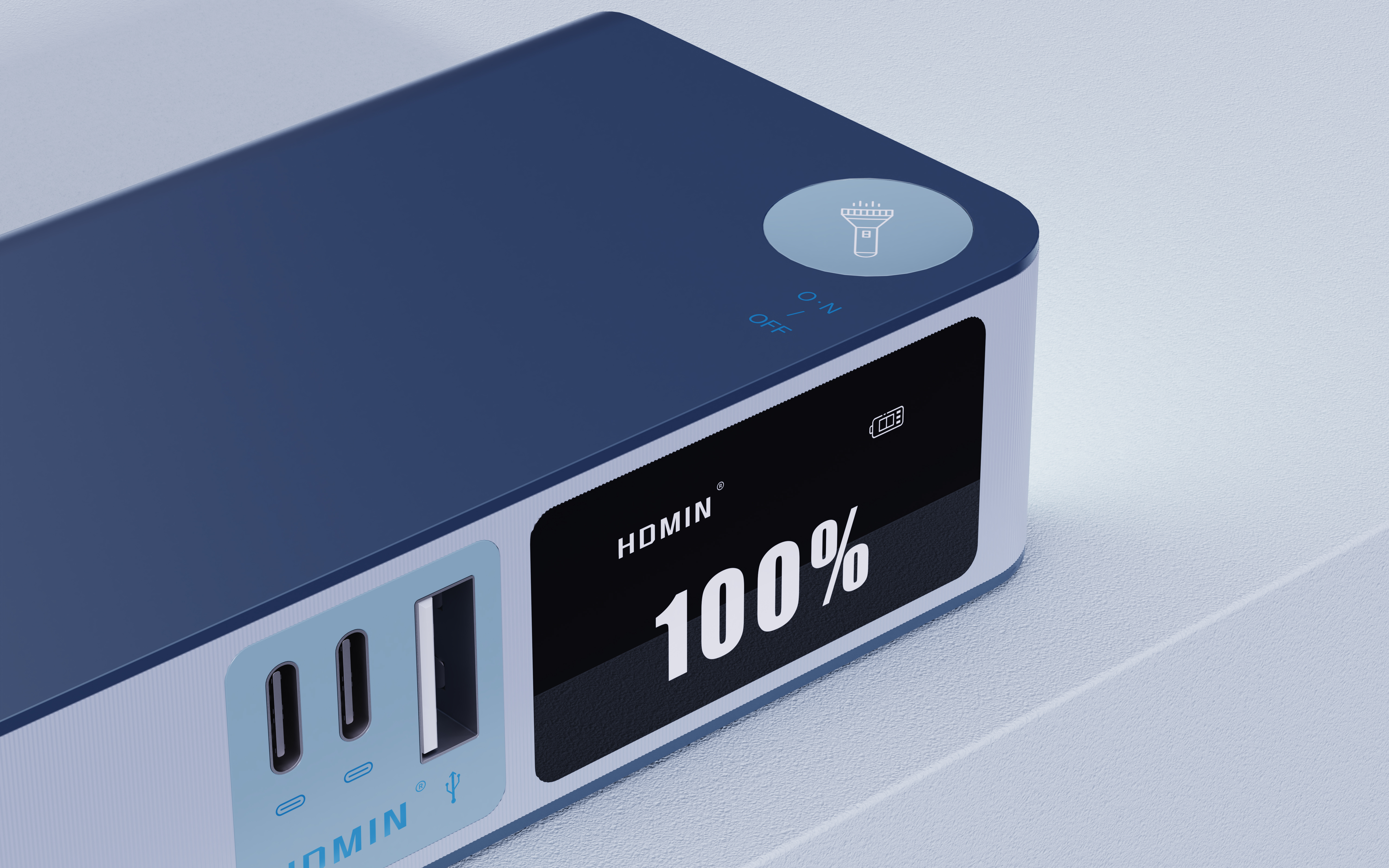 Charging treasure appearance scheme design，