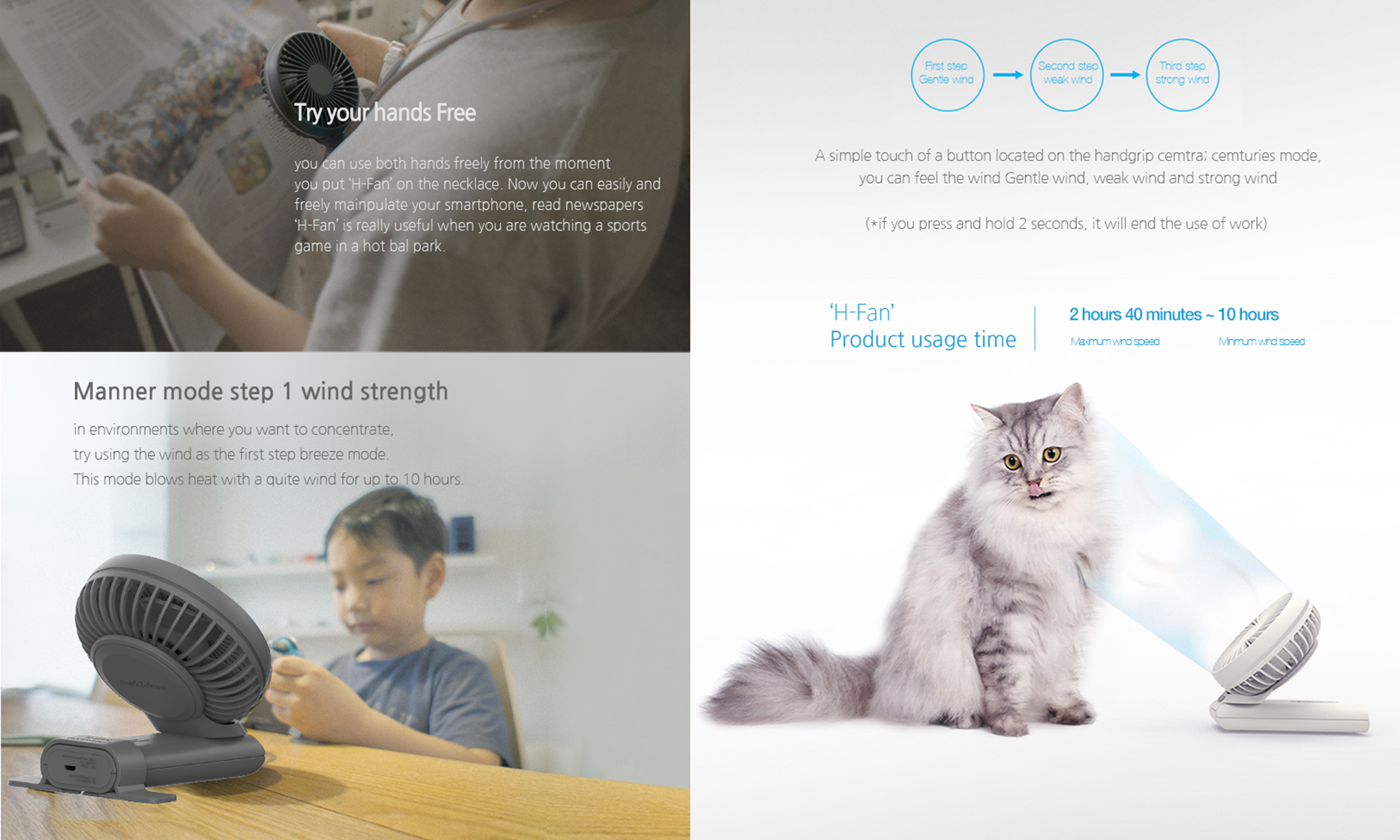 3-WAY FAN，Fan，convenient，Go out to carry，