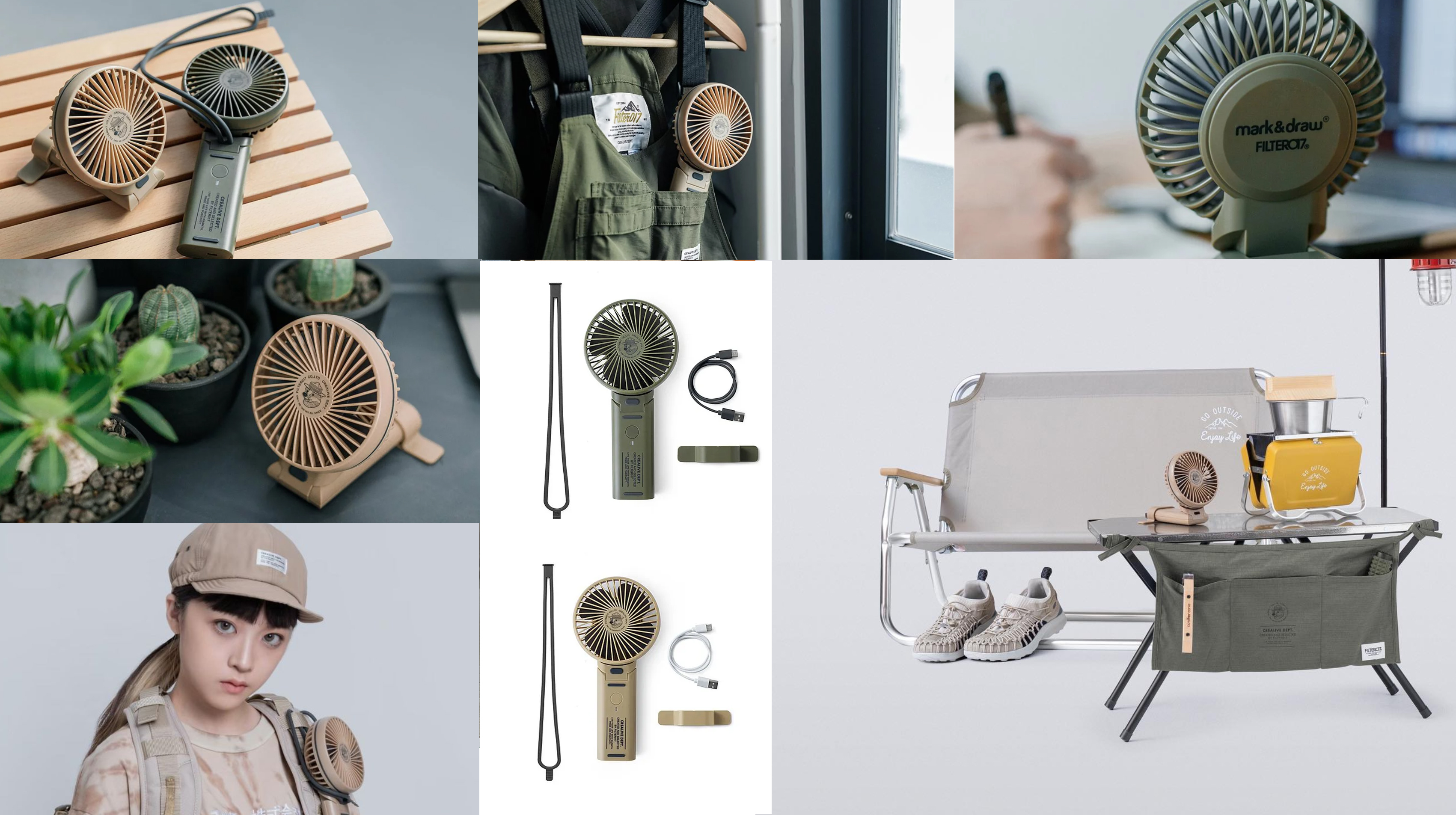 3-WAY FAN，Fan，convenient，Go out to carry，