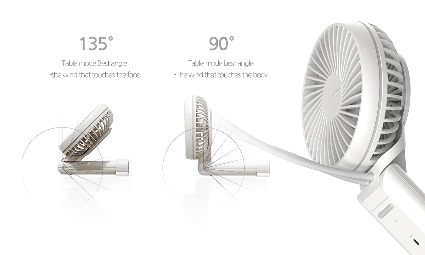 3-WAY FAN，风扇，方便，外出携带，