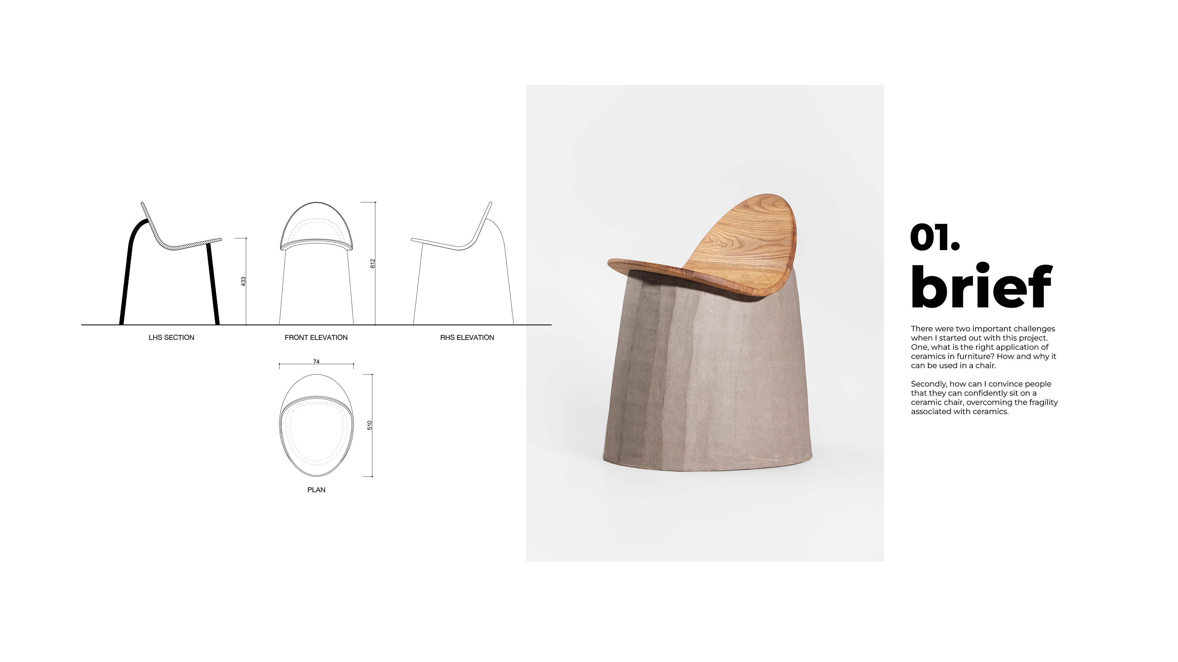 Integral，Wooden chair，comfortable，