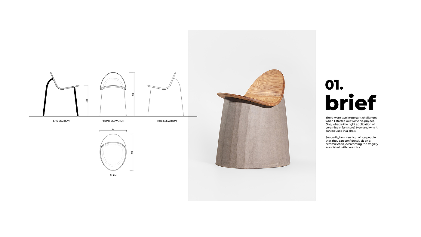Integral，Wooden chair，comfortable，