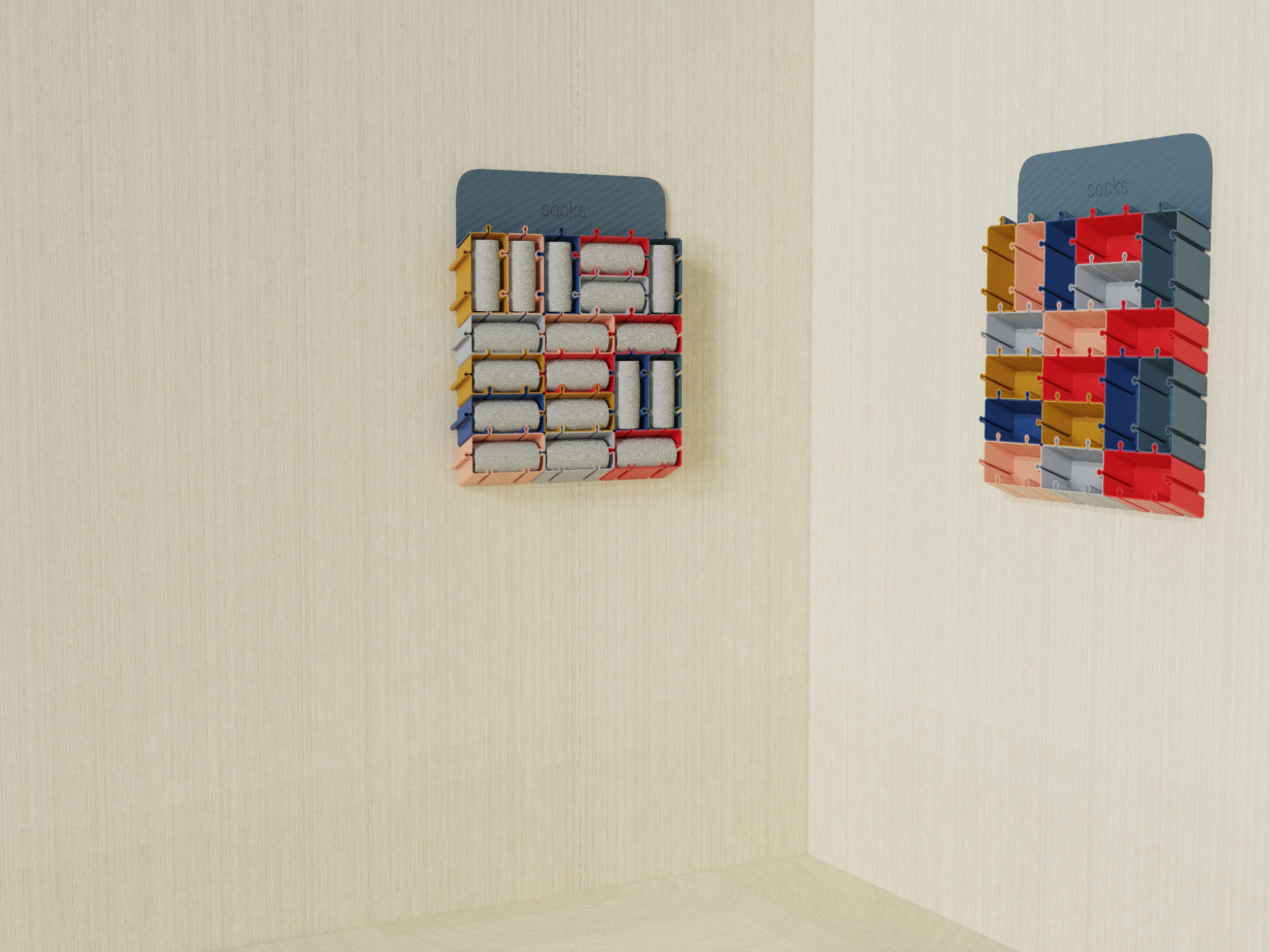 Mondrian，Receive，Building blocks，Splicing，Socks，