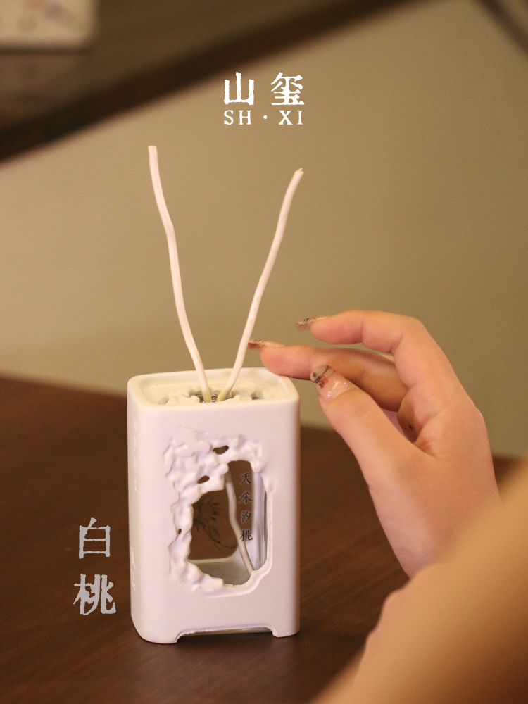 Taihu lake stone，Incense diffuser，The scenery melts into the window，There is a view in the window，Flameless Aromatherapy，Cultural creation，