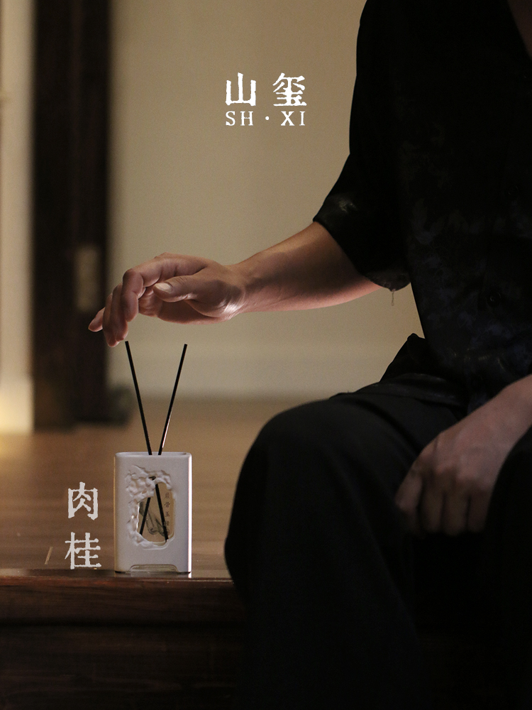Taihu lake stone，Incense diffuser，The scenery melts into the window，There is a view in the window，Flameless Aromatherapy，Cultural creation，