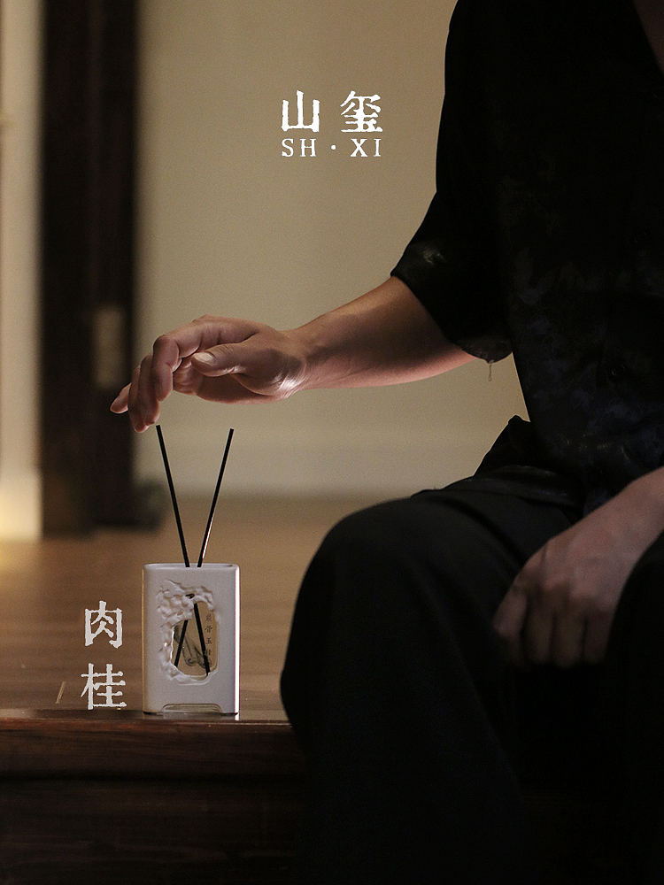 Taihu lake stone，Incense diffuser，The scenery melts into the window，There is a view in the window，Flameless Aromatherapy，Cultural creation，