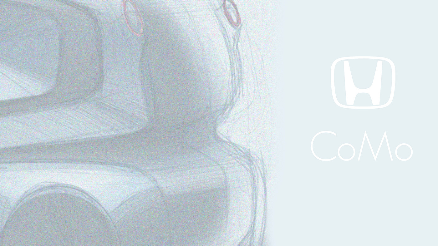 Honda CoMo，Automatic design，sketch，