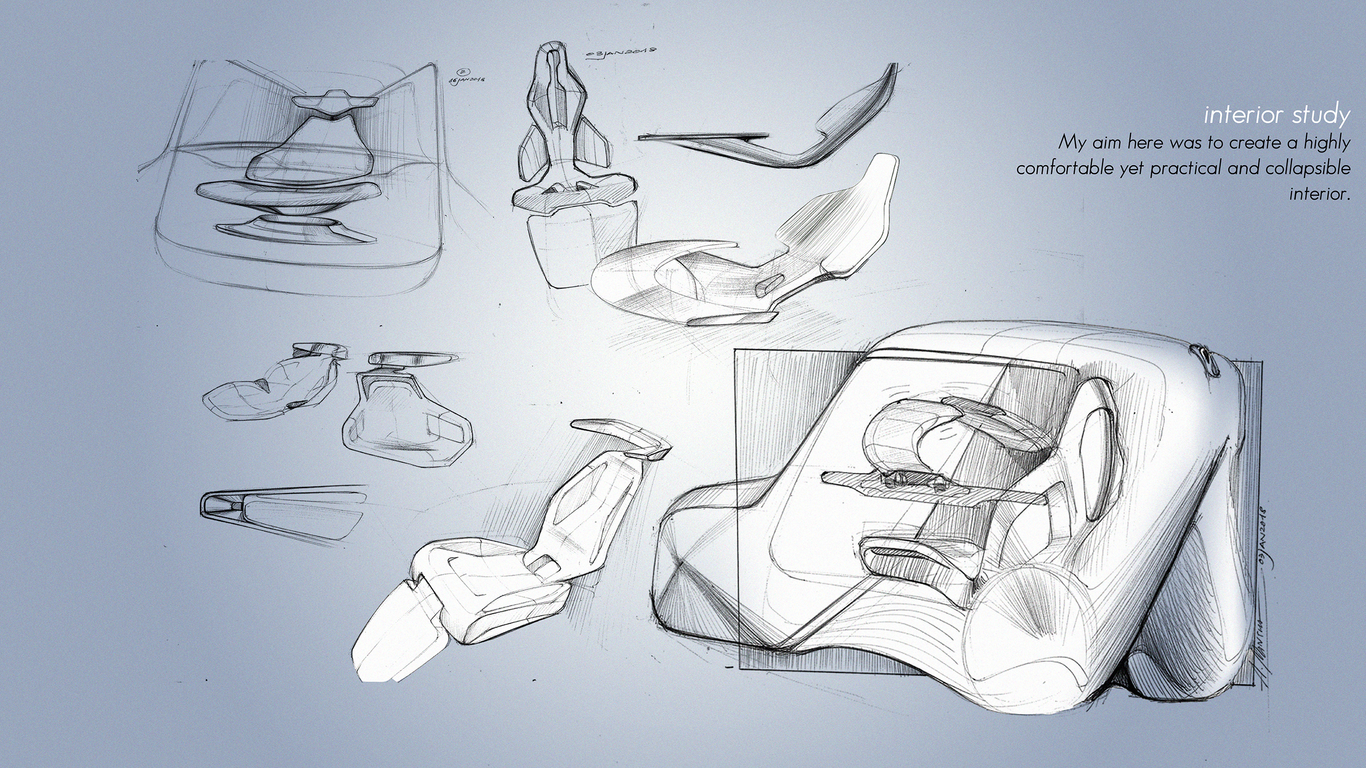 Honda CoMo，Automatic design，sketch，