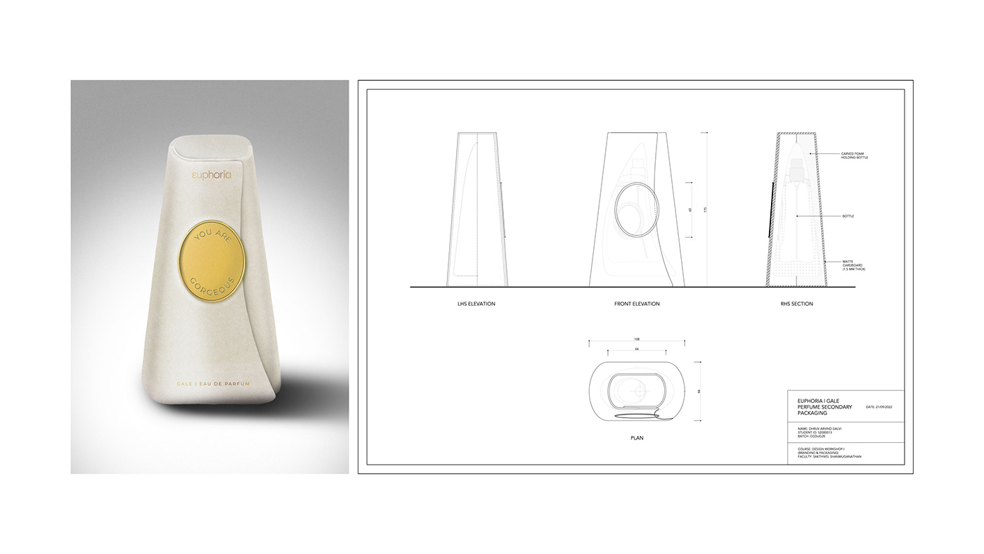 Gale，packing，originality，Perfume packaging，