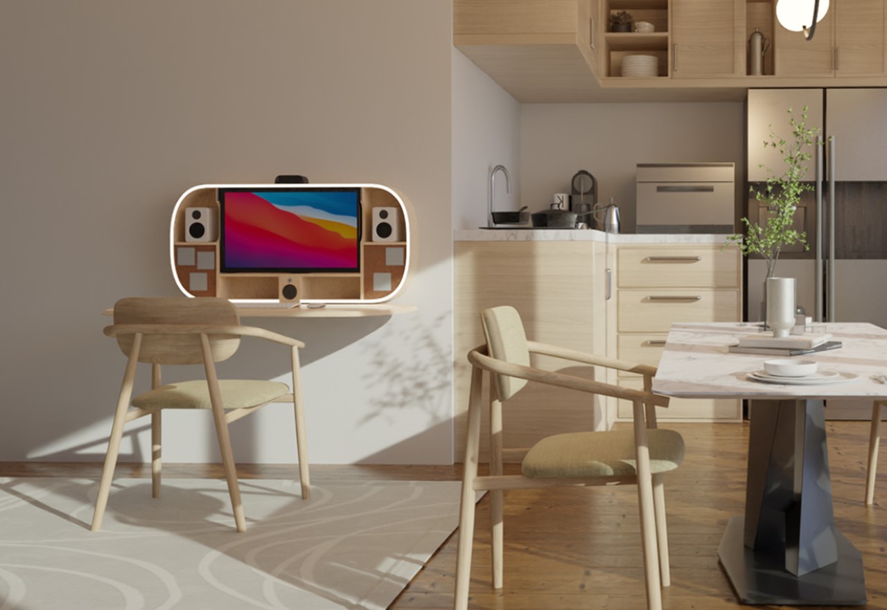 Clamshell Desk，Table，furniture，Friday Furniture，