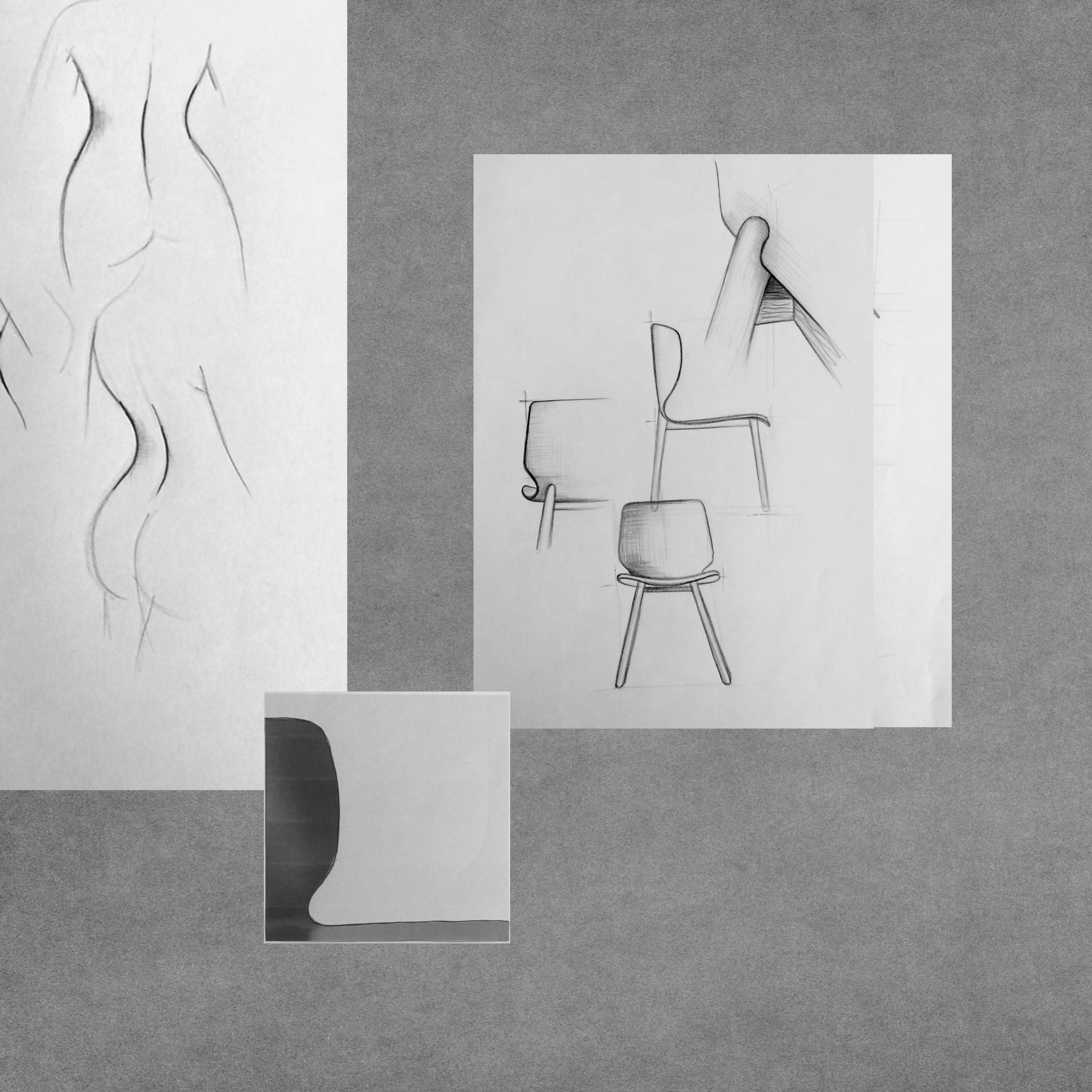 NIM chair，chair，product design，woodiness，