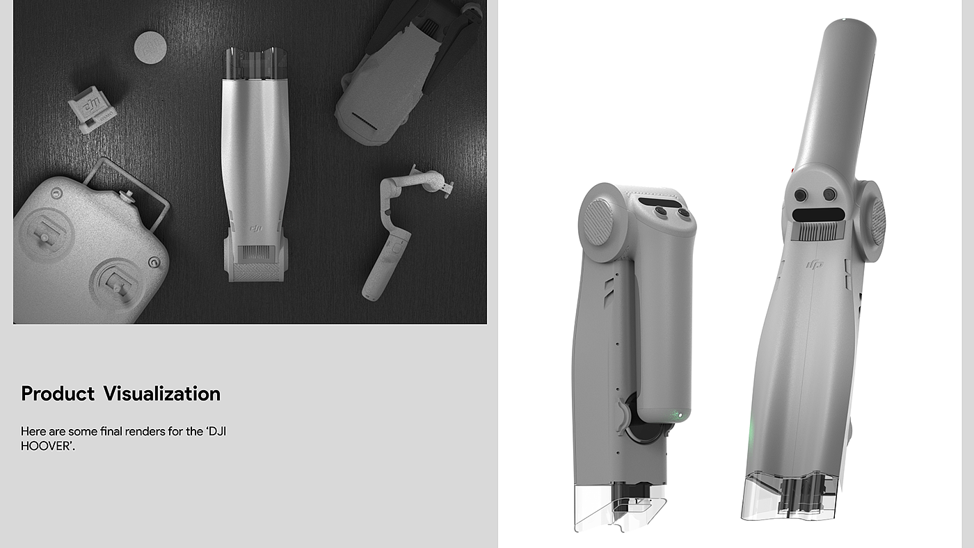 吸尘器，DJI，家电产品，智能，手持，设计，产品设计，