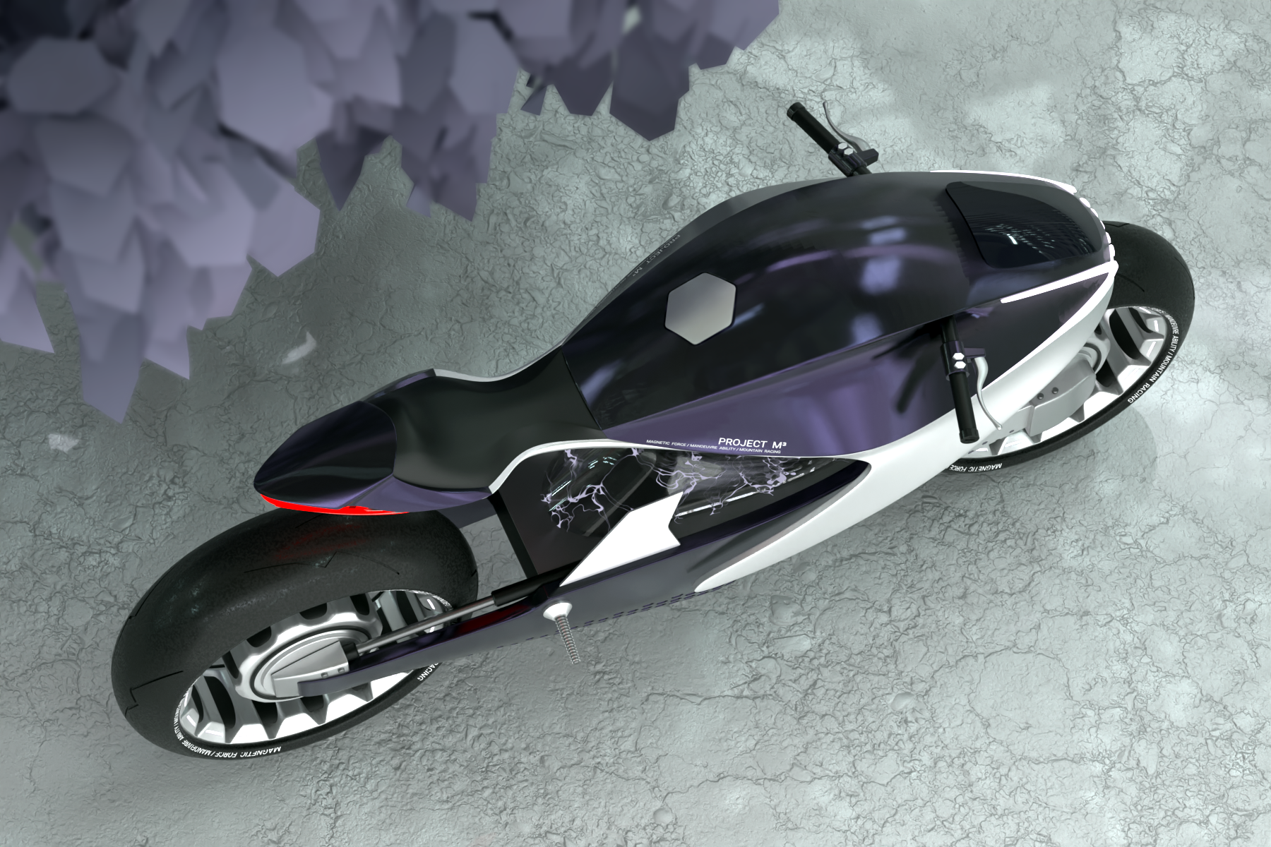 PROJECT M³，motorcycle，bionics，, riding.，