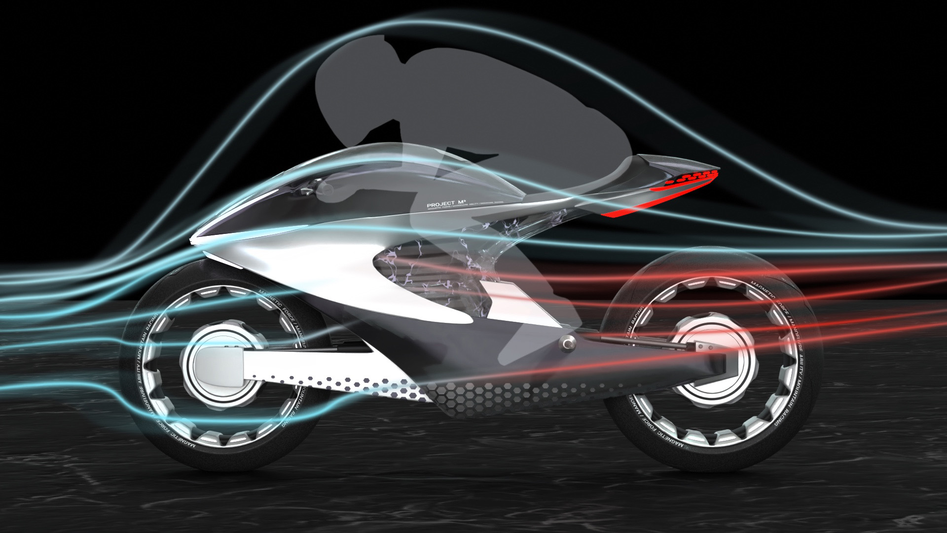 PROJECT M³，motorcycle，bionics，, riding.，