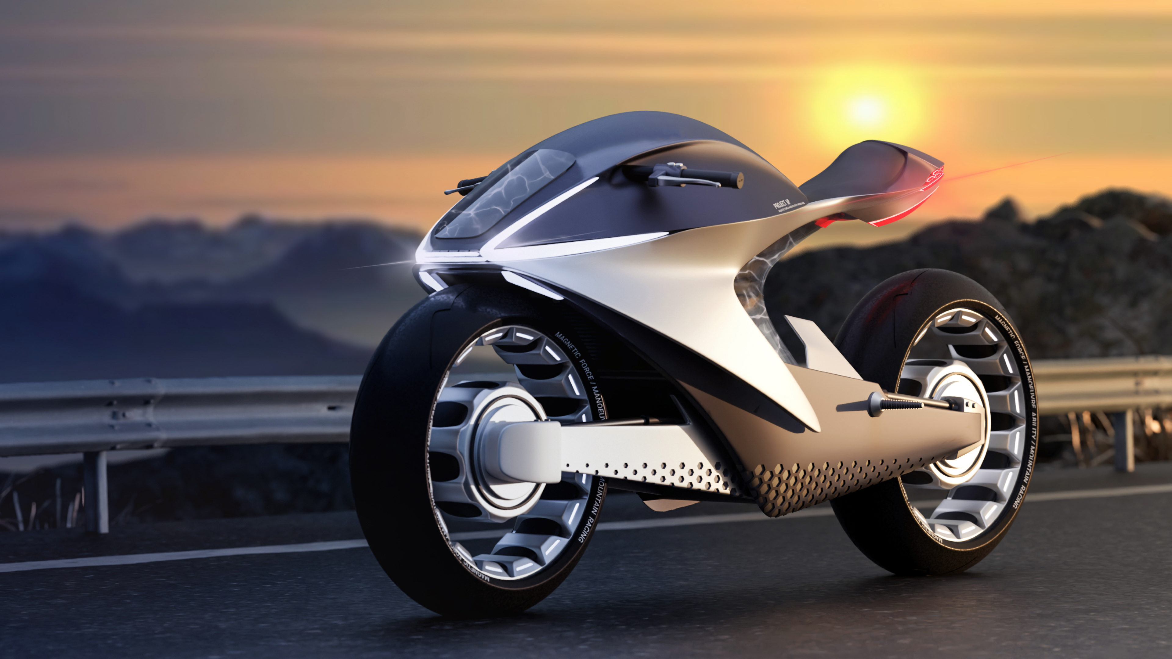 PROJECT M³，motorcycle，bionics，, riding.，
