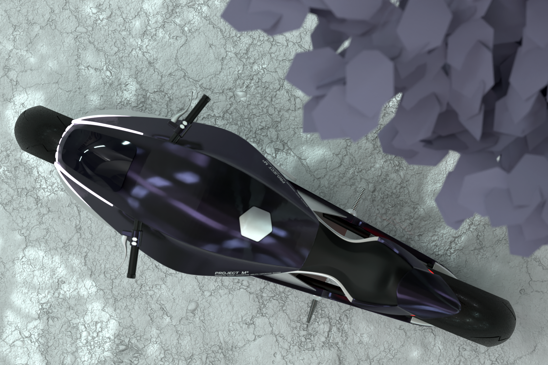 PROJECT M³，motorcycle，bionics，, riding.，