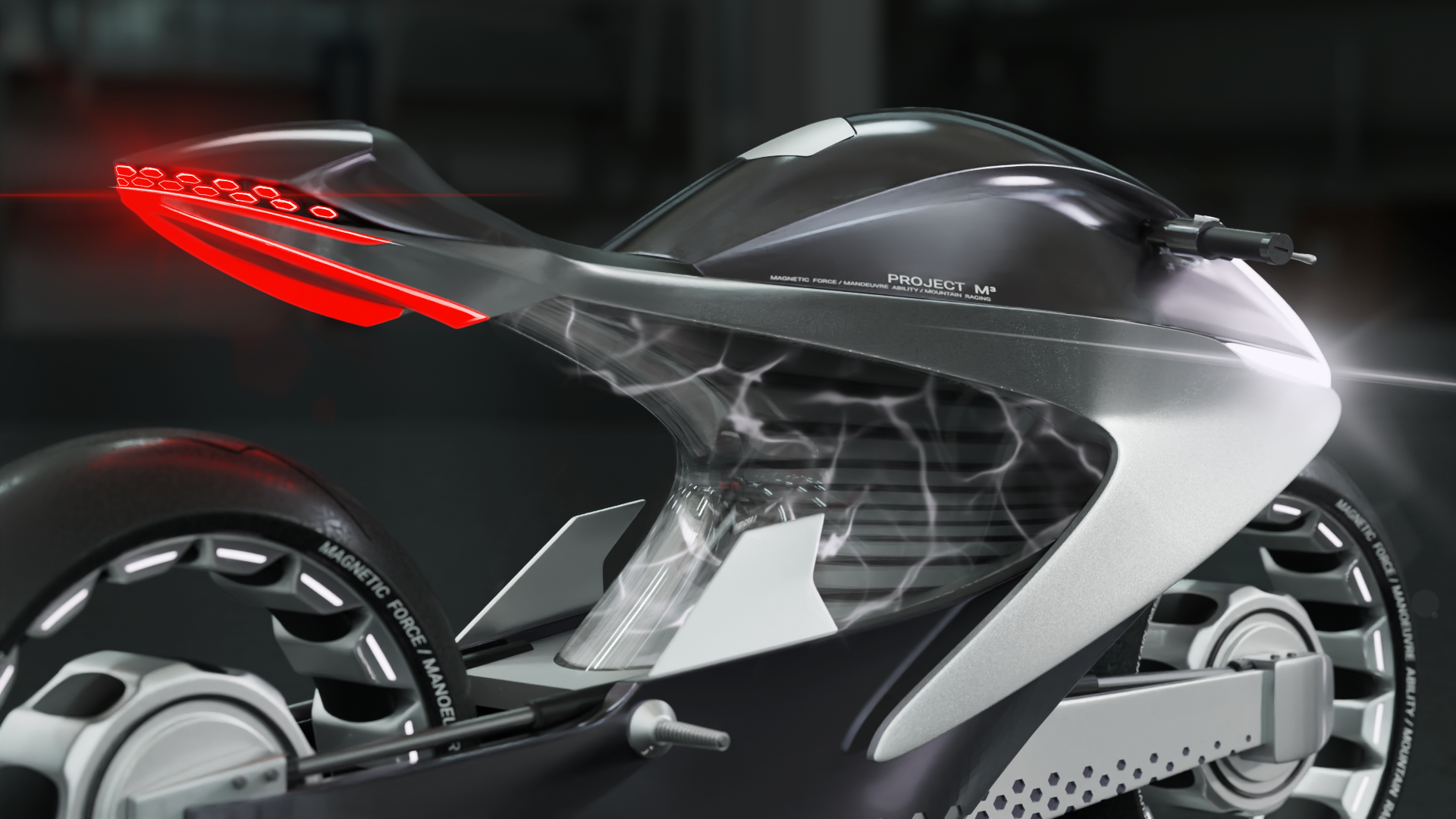 PROJECT M³，motorcycle，bionics，, riding.，