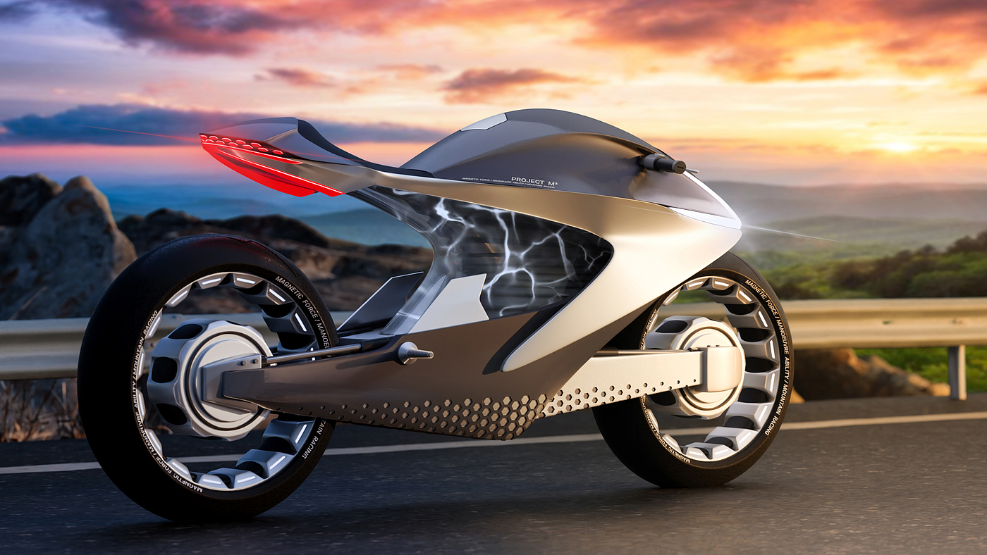 PROJECT M³，motorcycle，bionics，, riding.，