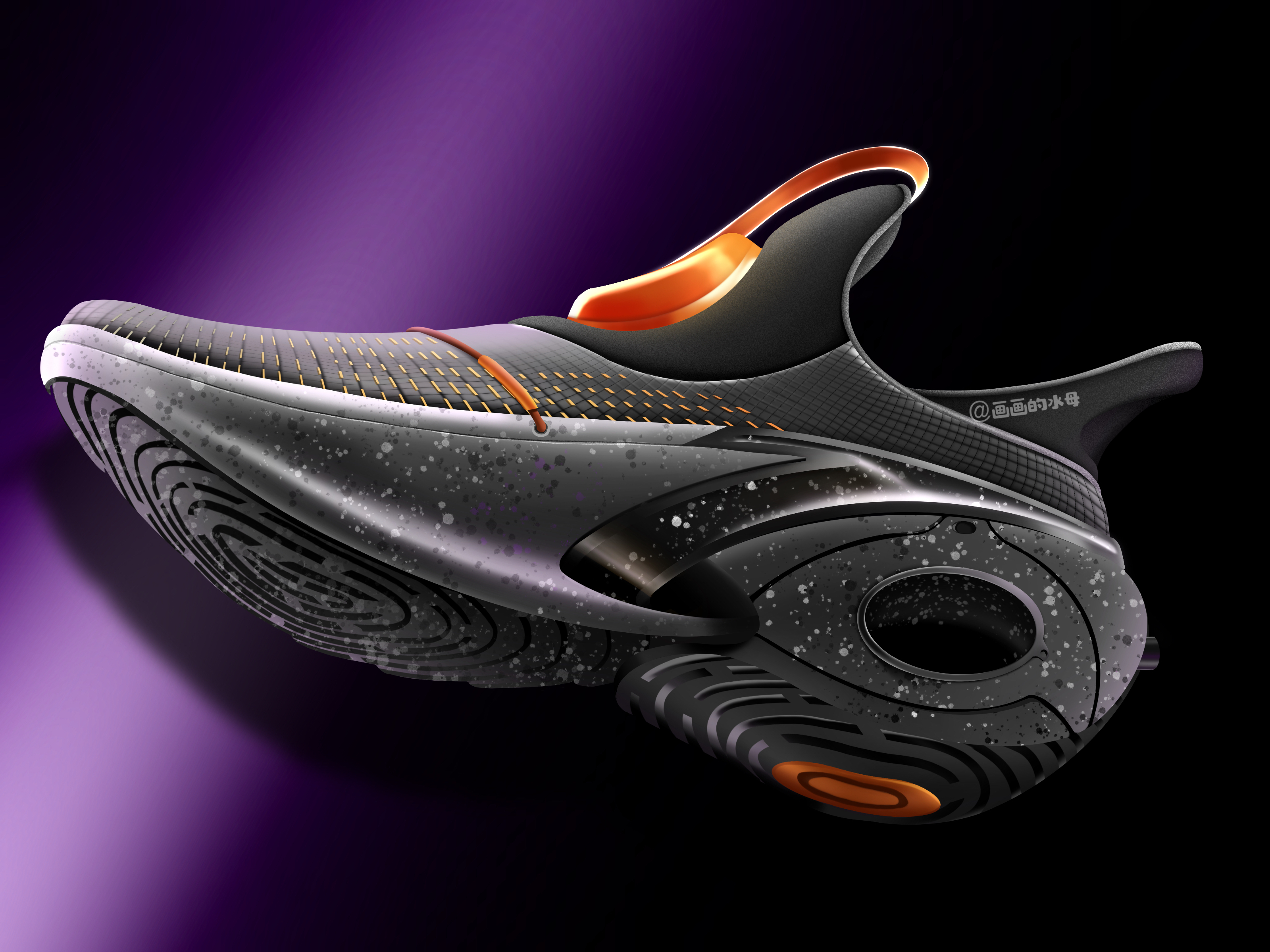 iPad painting，procreate painting，Hand drawn product design，Product renderings，