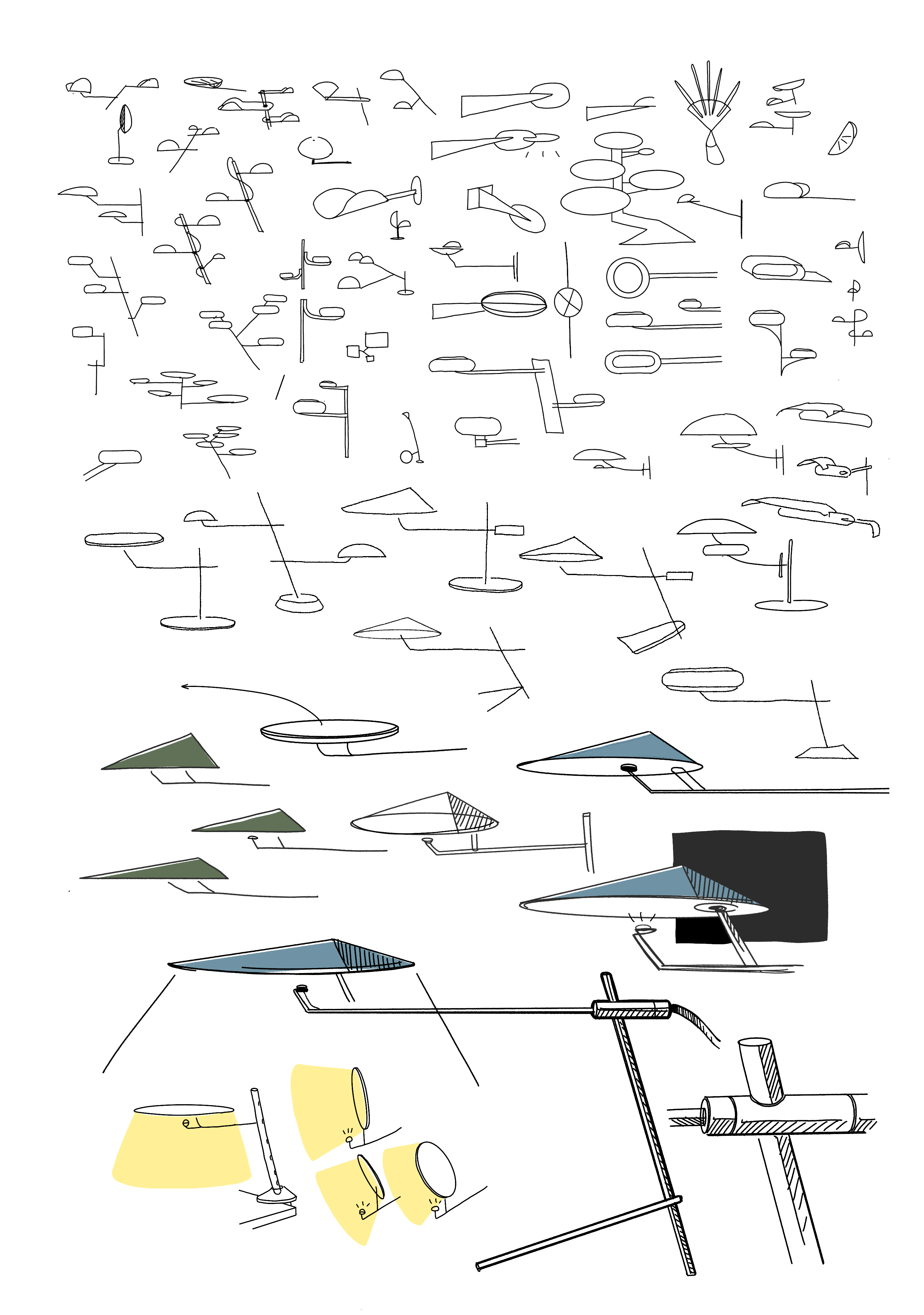 Desk lamp，bonsai，furniture，industrial design，product design，light，