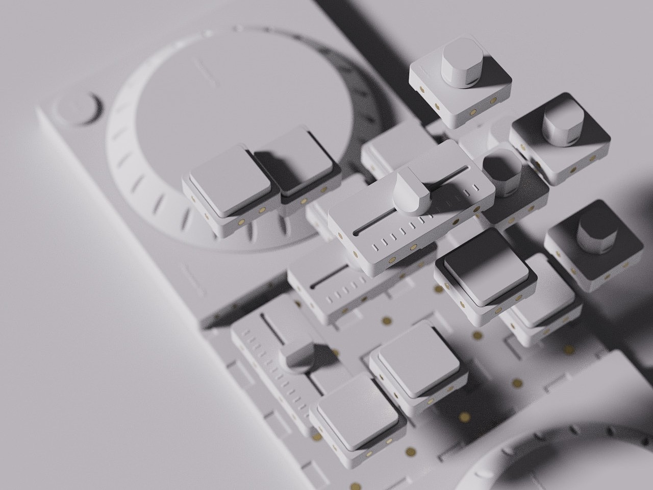 controller，industrial design，product design，Design，music，modeling，Render，