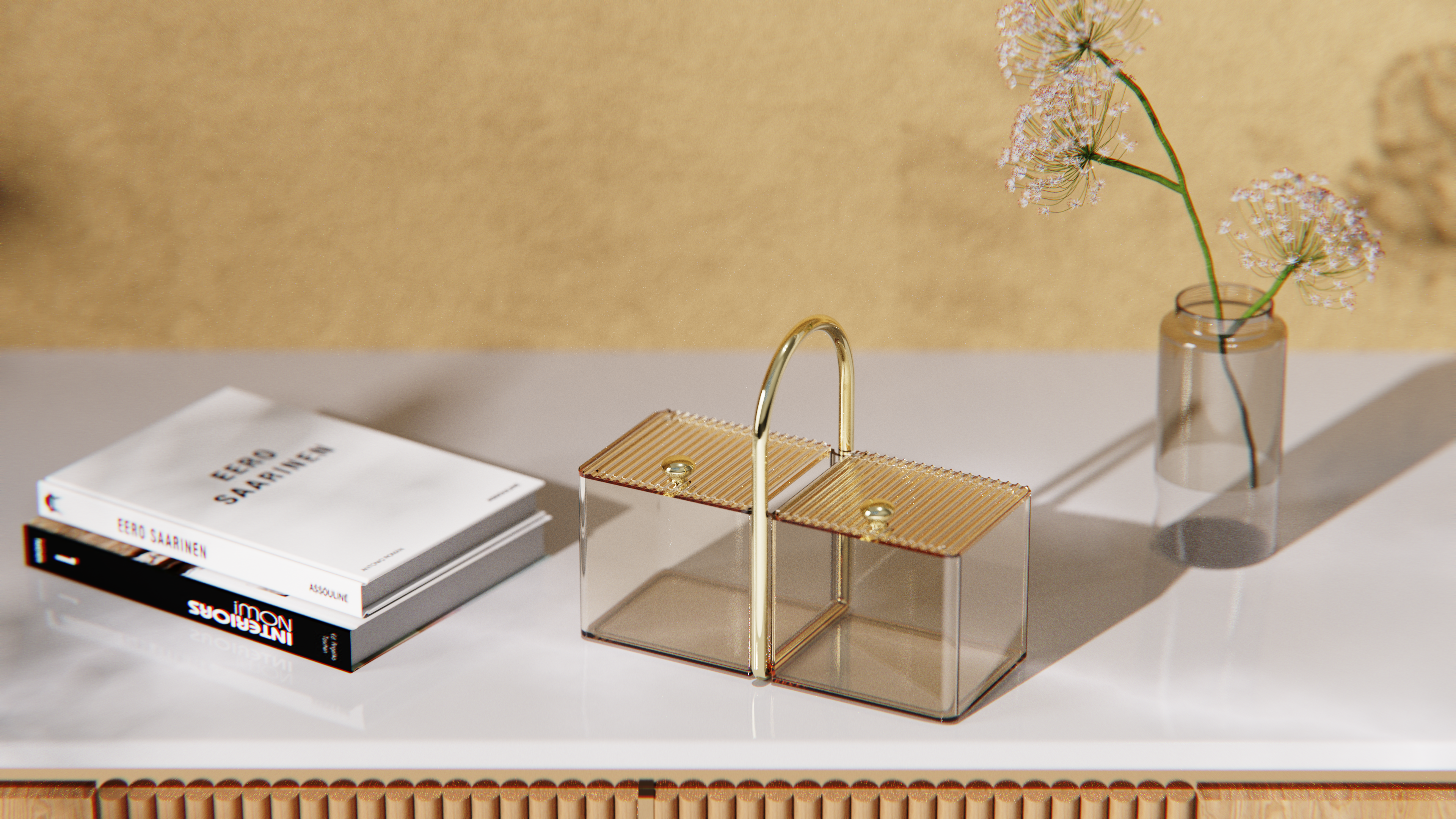 Metallic texture，Changhong texture，Orderly storage，ornament space aesthetics，multi-function，good-looking，Cotton Pot，Dental floss box，