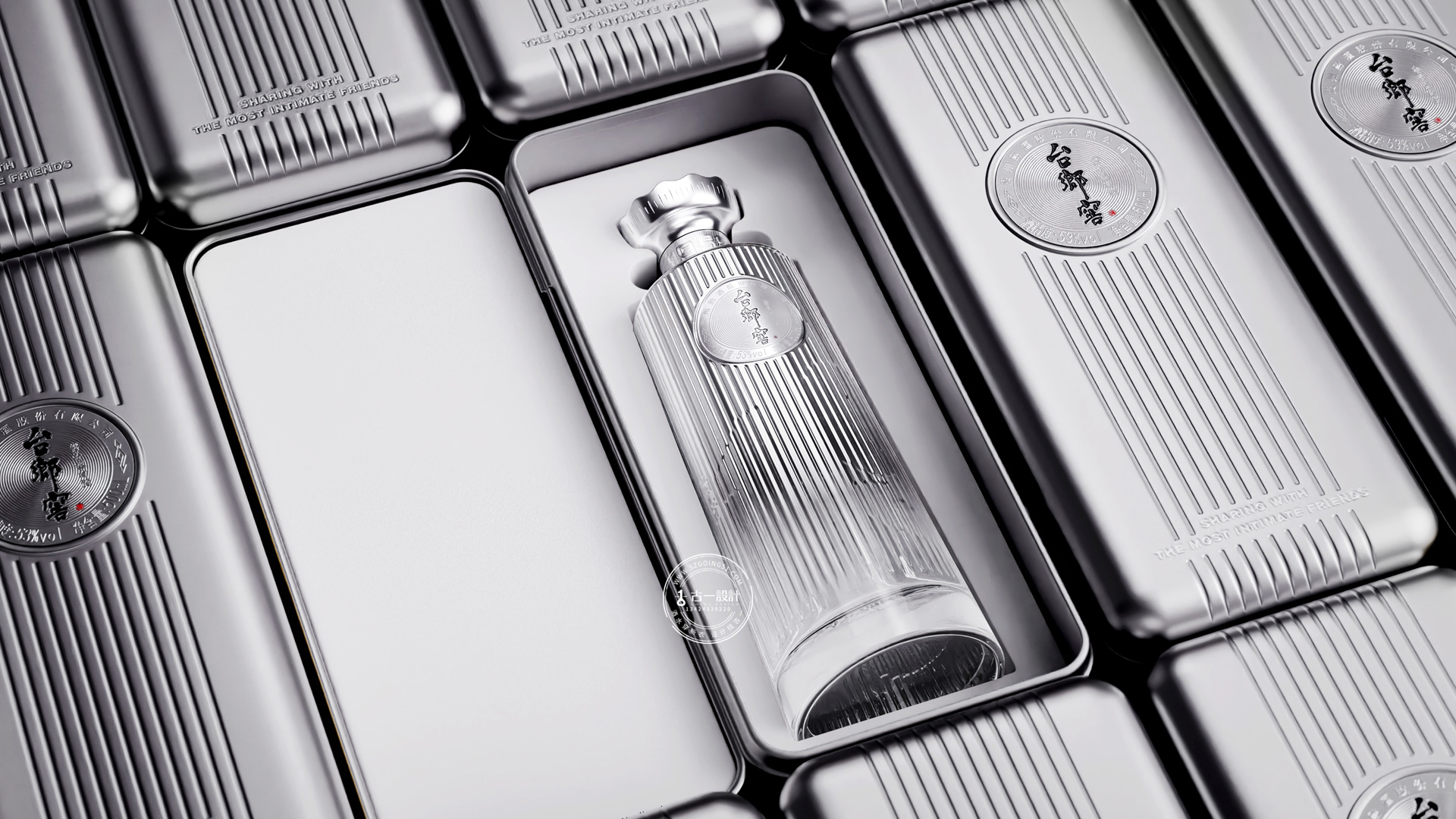 Gu Yi design，Taixiang cellar，Baijiu packaging design，Design of White Wine Bottle，